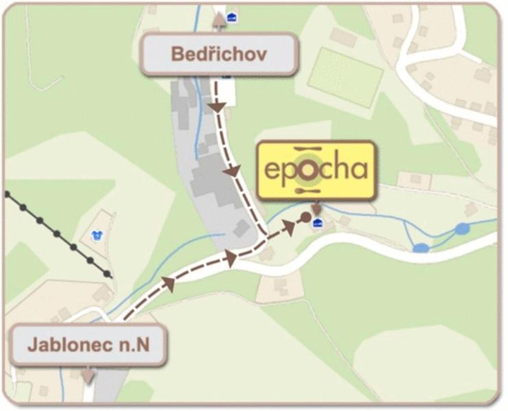 Hotel Epocha Янов над Нисоу Екстериор снимка